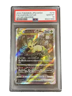 PSA 10 JAPANESE Pokemon Go Leafeon VSTAR 210 Glaceon VSTAR 217 Set pokemon card - Image 3
