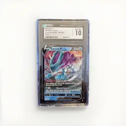 Pokemon Suicune v Evolving Skies Ultra Rare Holo Card 031/203 CGC GEM MINT 10 - Image 1