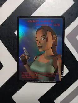 Tomb Raider CCG S209 - Secret Move 9: Charmed Life -SWW Ultra Rare Card Holo - Image 1