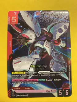 Qubeley (LR) GD02-036 Gundam TCG Card Game - Dual Impact *English - Image 1