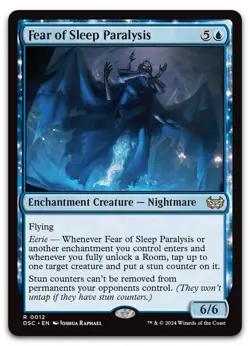 Fear of Sleep Paralysis #12 (NM) Duskmourn DSC Magic MTG - Image 1