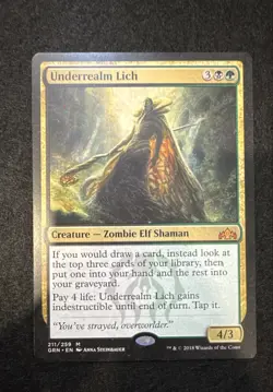 Underrealm Lich Guilds of Ravnica Regular - Image 1