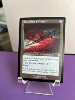 MTG The Brothers' War Retro Artifacts: Blackblade Reforged NM - Image 1