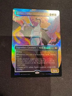 Kykar, Zephyr Awakener Foil Borderless - 0348 FDN MTG - Rare N/M - Starter - Image 1