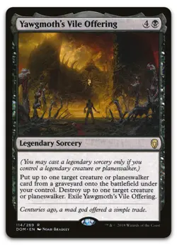 Yawgmoth's Vile Offering #114 (NM) Dominaria DOM Magic MTG - Image 1