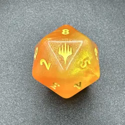 x1 Oversized D20 Spindown Life Counter Marvel's Spider-Man MTG Magic SPM Orange - Image 5
