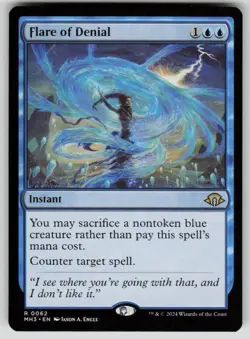 Flare of Denial Rare Modern Horizons 3 62 MTG Near Mint 2024 - Image 1