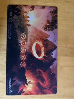 Magic the Gathering Magic Con Barcelona Lord of the Rings Key Art Playmat - Image 3