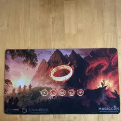 Magic the Gathering Magic Con Barcelona Lord of the Rings Key Art Playmat - Image 4