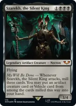1x Foil Szarekh, the Silent King - Universes Beyond: Warhammer 40,000 MTG - Image 1