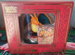 Coffret Pokemon Collection Super Premium Dracaufeu Ex: 10 boosters Fr + Figurine - Image 1