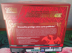 Coffret Pokemon Collection Super Premium Dracaufeu Ex: 10 boosters Fr + Figurine - Image 3