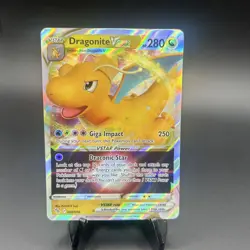 Dragonite VSTAR 050/078 Ultra Rare - POKEMON GO TCG Card - MINT - Image 1