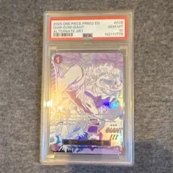 Namco Gum-Gum Giant Alternate Art Foil Premium Booster OP09-078 PSA 10 - Image 1