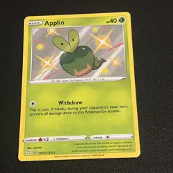 Applin SV012/SV122 Shining Fates Baby Shiny Vault Holo Card NM Condition - Image 1
