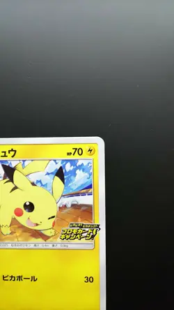 Pokemon Japanese Card Non-Holo Pikachu 125/S-P Promo Stamped Voltecker Campaign - Image 3