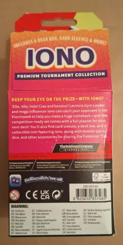 Pokemon Iono Premium Tournament Collection New NO CARDS INCLUDED Please See Info - Image 4