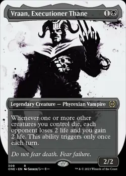 Vraan, Executioner Thane - Borderless Showcase x1 Magic the Gathering 1x Phyrexi - Image 1