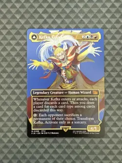 MTG Kefka, Court Mage #0398 Borderless Mythic FINAL FANTASY (FIN) - Image 1