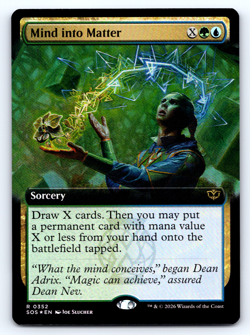 Mind into Matter FOIL Extended Art - Secrets of Strixhaven - MTG - Image 1