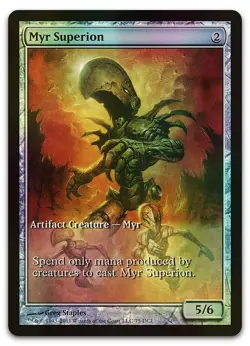 Myr Superion #75 (Foil) (NM) Game Day & Store Championship GAME Magic MTG - Image 1