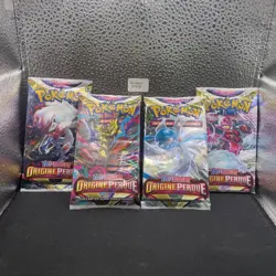 Artset 4 Boosters Pokemon E&B - Origine Perdue - Sortie De Display Scelle FR #2 - Image 1