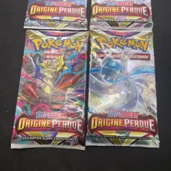 Artset 4 Boosters Pokemon E&B - Origine Perdue - Sortie De Display Scelle FR #2 - Image 3