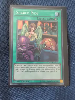 Shared Ride MP14-EN231 Secret Rare 1st Edition Near Mint Yugioh - Image 1