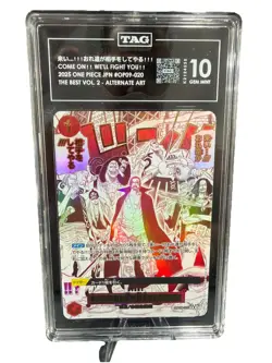 One Piece PRB02 - Come on!! We'll Fight You!! OP09-020 - Alt Art - TAG 10 - Image 1