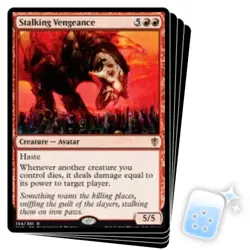 STALKING VENGEANCE X4 Commander 2016 Magic MTG MINT CARD - Image 1