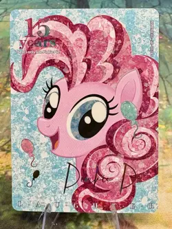 Kayou My Little Pony Pinkie Pie 15 Years Anniversary SC-002L5 LAUGHTER Foil Card - Image 1