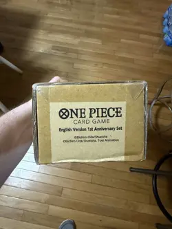 One Piece Card Game English Version 1st Anniversary Set SEALED - VERY RARE - Image 1