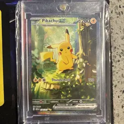 Pokemon Pikachu EX Full Art Holo Rare Card 276/217 200 HP 120 Attack - Image 1