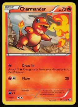 Charmander 17/113 Legendary Treasures match Art Pokemon TCG Card - Image 1