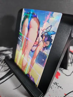 Shinobu Kocho Demon Slayer Art Card Holo Glitter Anime Sexy Waifu CCG - Image 2