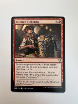Inspired Tinkering - MTG Commander Legends: Battle for Baldur's Gate - NM - Image 1