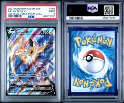 Pokemon Jolteon V VMAX Premium Coll. Full Alt Art Promo SWSH183 PSA 9 Mint - Image 3
