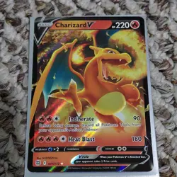 Pokemon Charizard V Brilliant Stars Ultra Rare Holo 220 HP 017/172 English - Image 1
