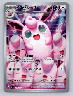 WIGGLYTUFF 105/094 ILLUSTRATION RARE PHANTASMAL FLAMES POKEMON NM - Image 1