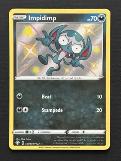 Pokemon TCG - Impidimp - Shining Fates: Shiny Vault SV083/SV122 Shiny Holo Rare - Image 1