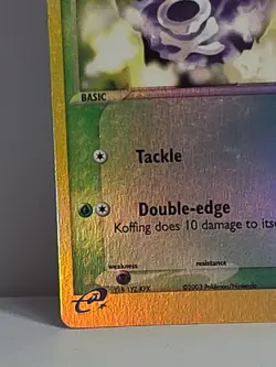 Koffing 54/109 Ruby and Sapphire Reverse Holo LP Pokemon TCG - Image 4