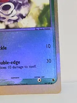 Koffing 54/109 Ruby and Sapphire Reverse Holo LP Pokemon TCG - Image 5