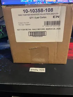 Pokemon TCG First Partner Illustration Collection Series 1 Factory Sealed Case - Image 1