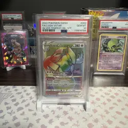Lugia VSTAR 202/195 Rainbow Secret Rare - Pokemon Silver Tempest PSA 10 Gem Mint - Image 1