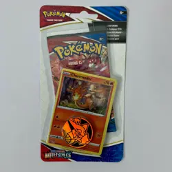 2021 Pokemon Battle Styles Swirl Charmander SWSH092 Checklane Blister Pack - Image 1