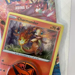 2021 Pokemon Battle Styles Swirl Charmander SWSH092 Checklane Blister Pack - Image 2