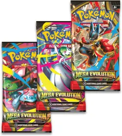 Pokemon TCG Mega Evolution 3 Pack Blister Psyduck Sealed New - Image 3