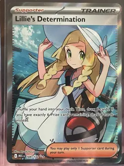 Lillie's Determination Ultra Rare ME01: Mega Evolution 169/132 Pokemon - Image 1