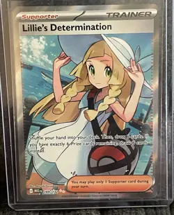 Lillie's Determination Ultra Rare ME01: Mega Evolution 169/132 Pokemon - Image 2