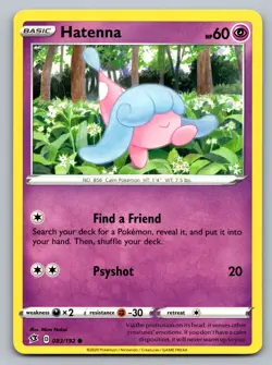 Pokemon TCG SWSH02: Rebel Clash Hatenna 083/192 - Image 1